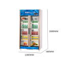 600L Vertical up Einheit Multi-Door Display Kühlschrank